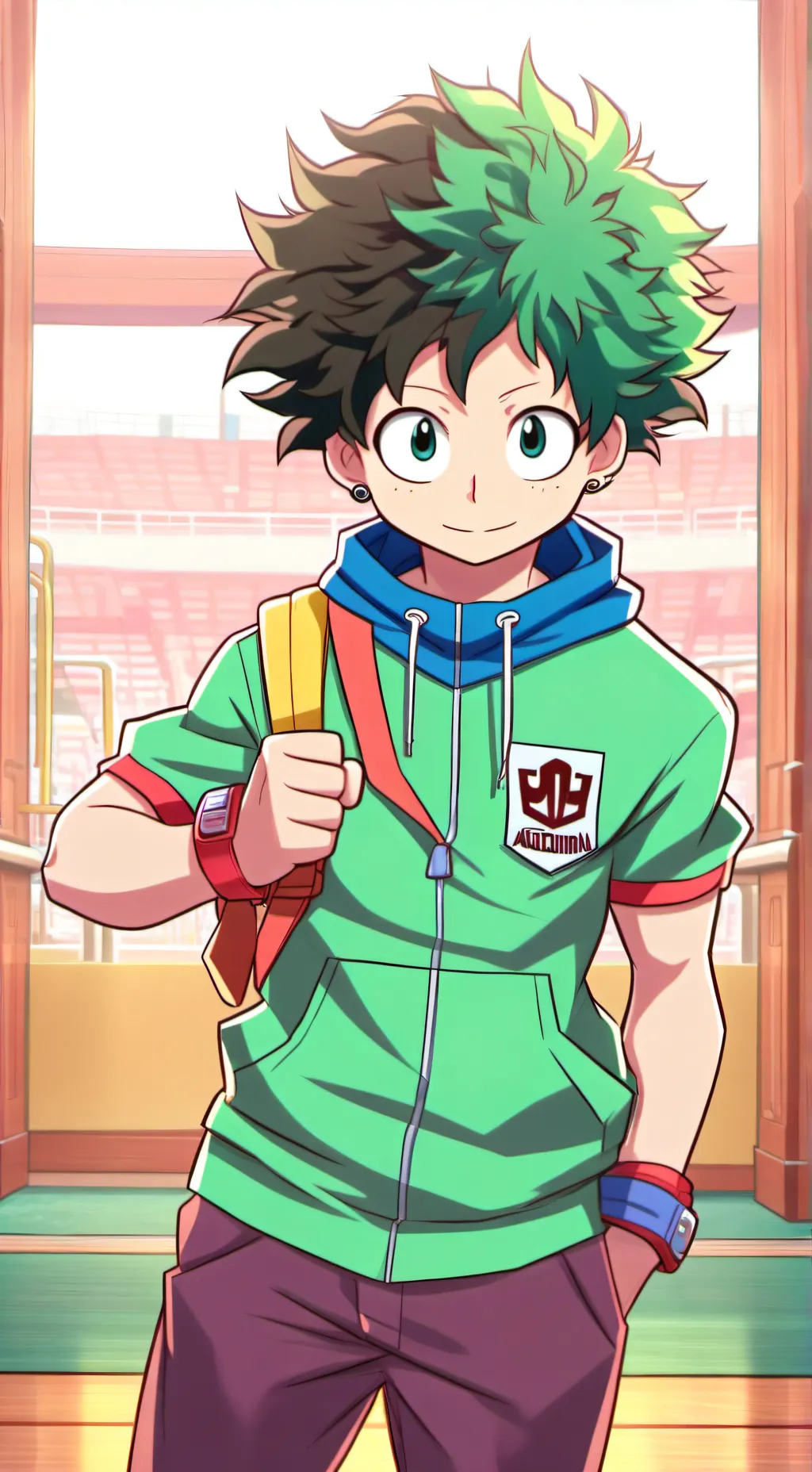 ai character: +MHA new student!+ background