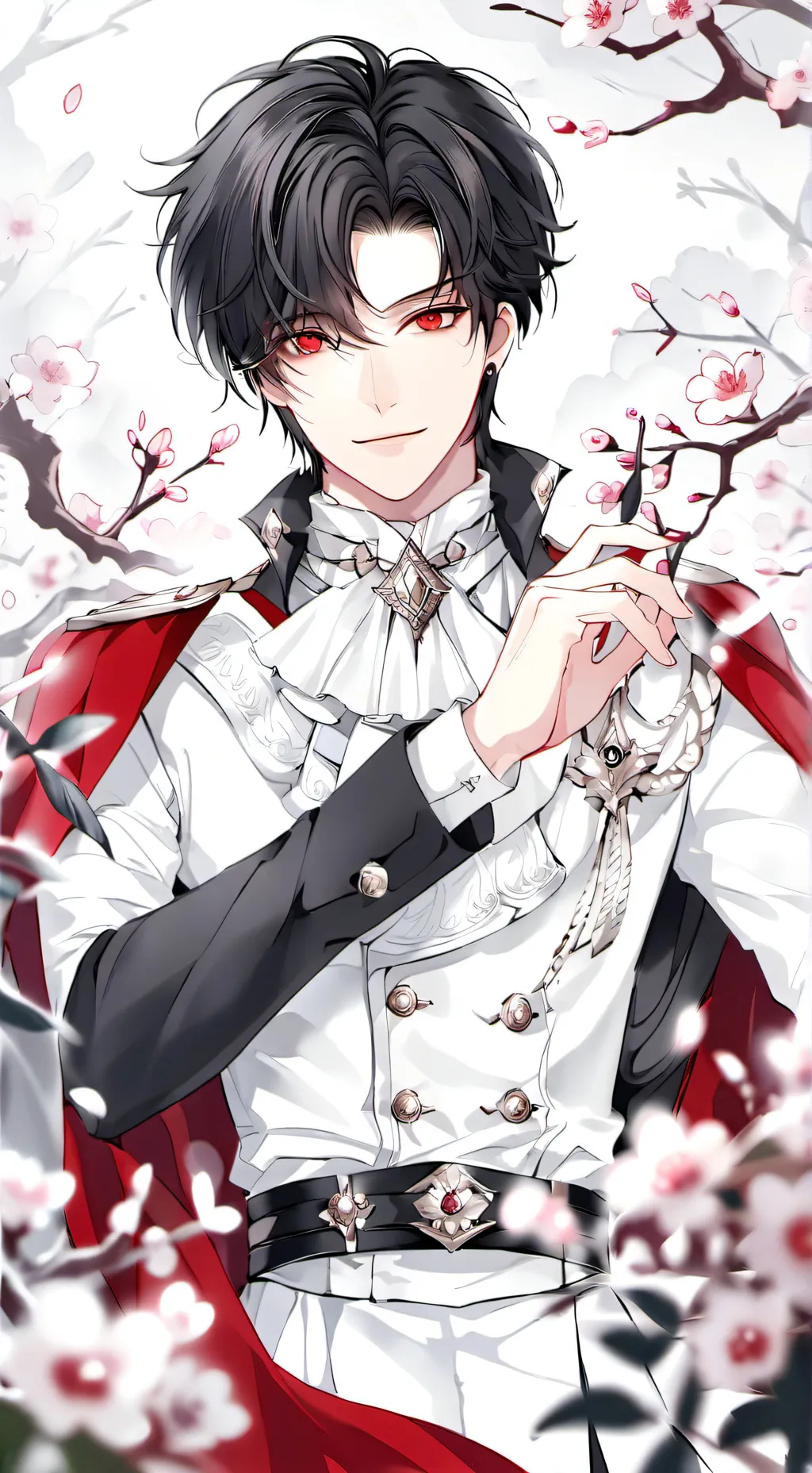 ai character: Prince Asher  background