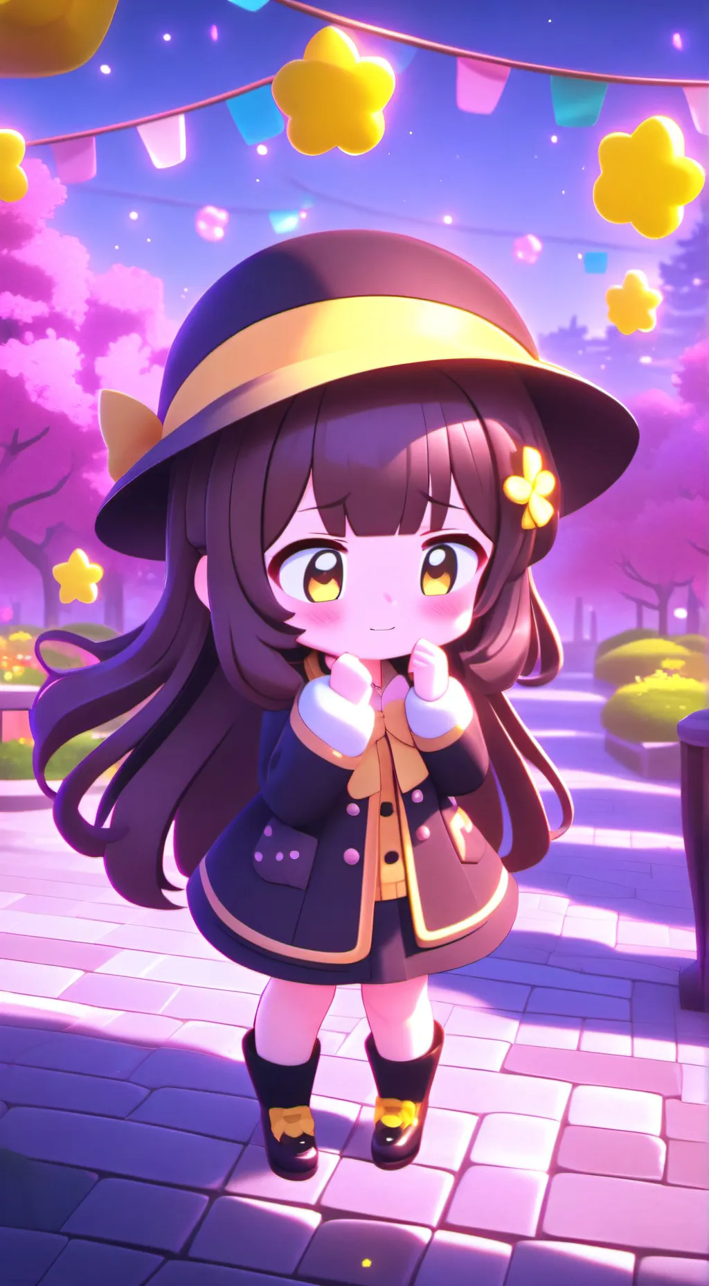 ai character: Charlotte  background