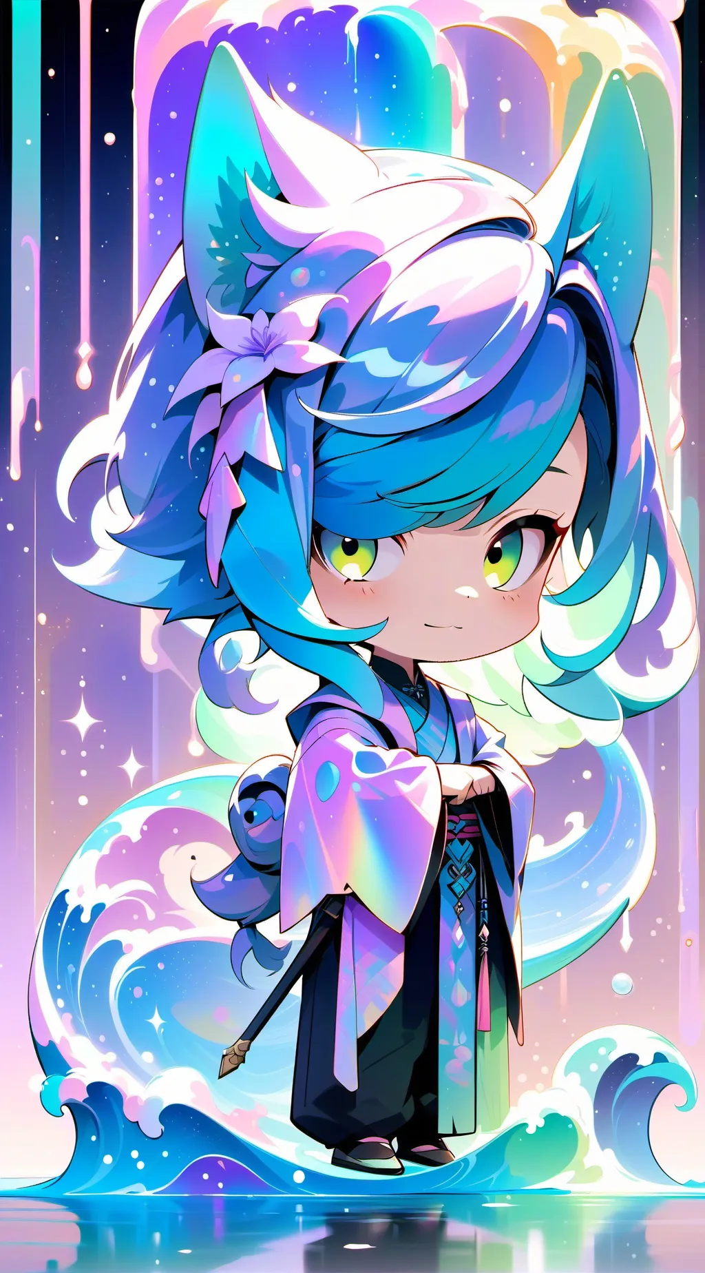 ai character: Rich Fam 🤑🤠￼ background