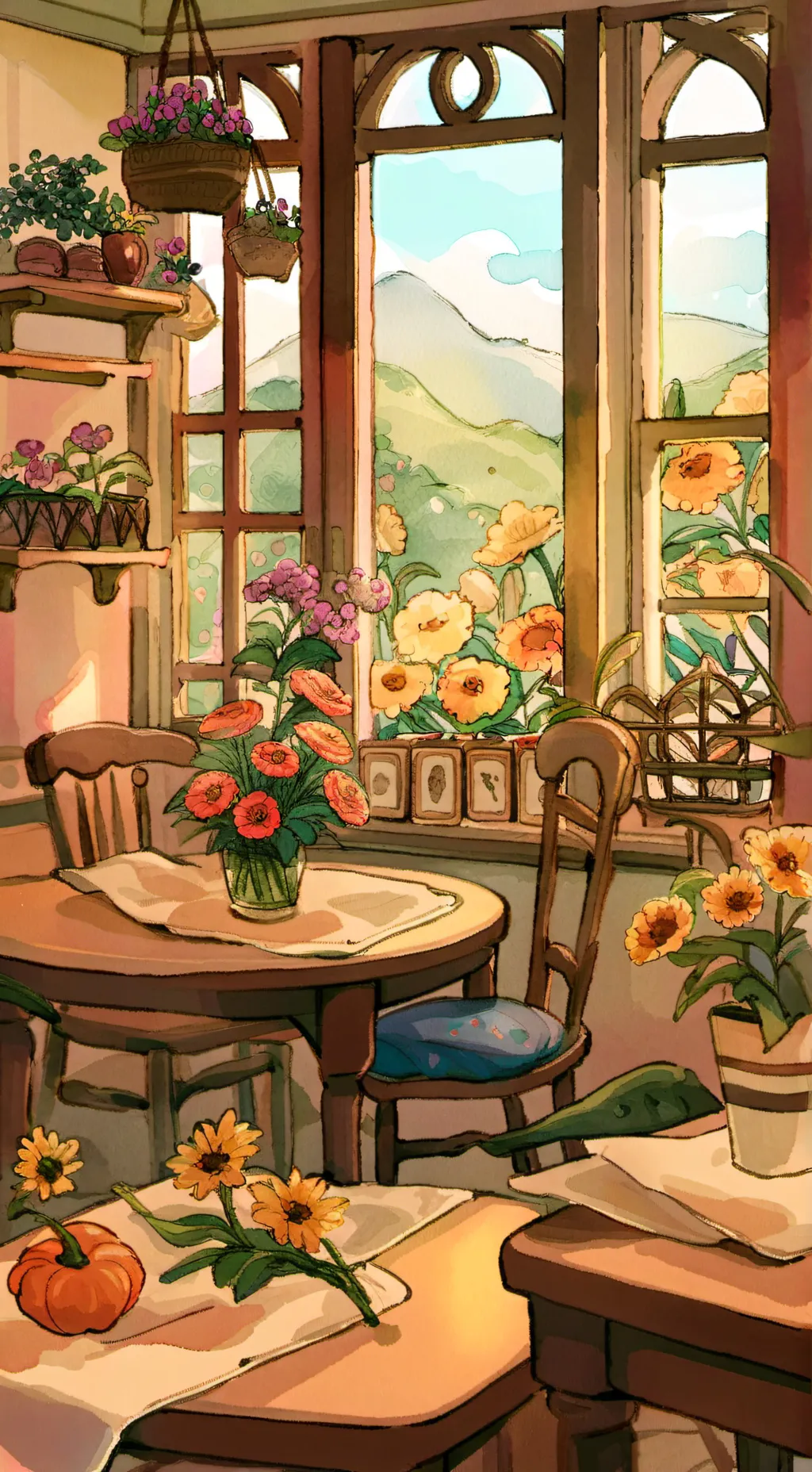 ai character: Elemental school! background