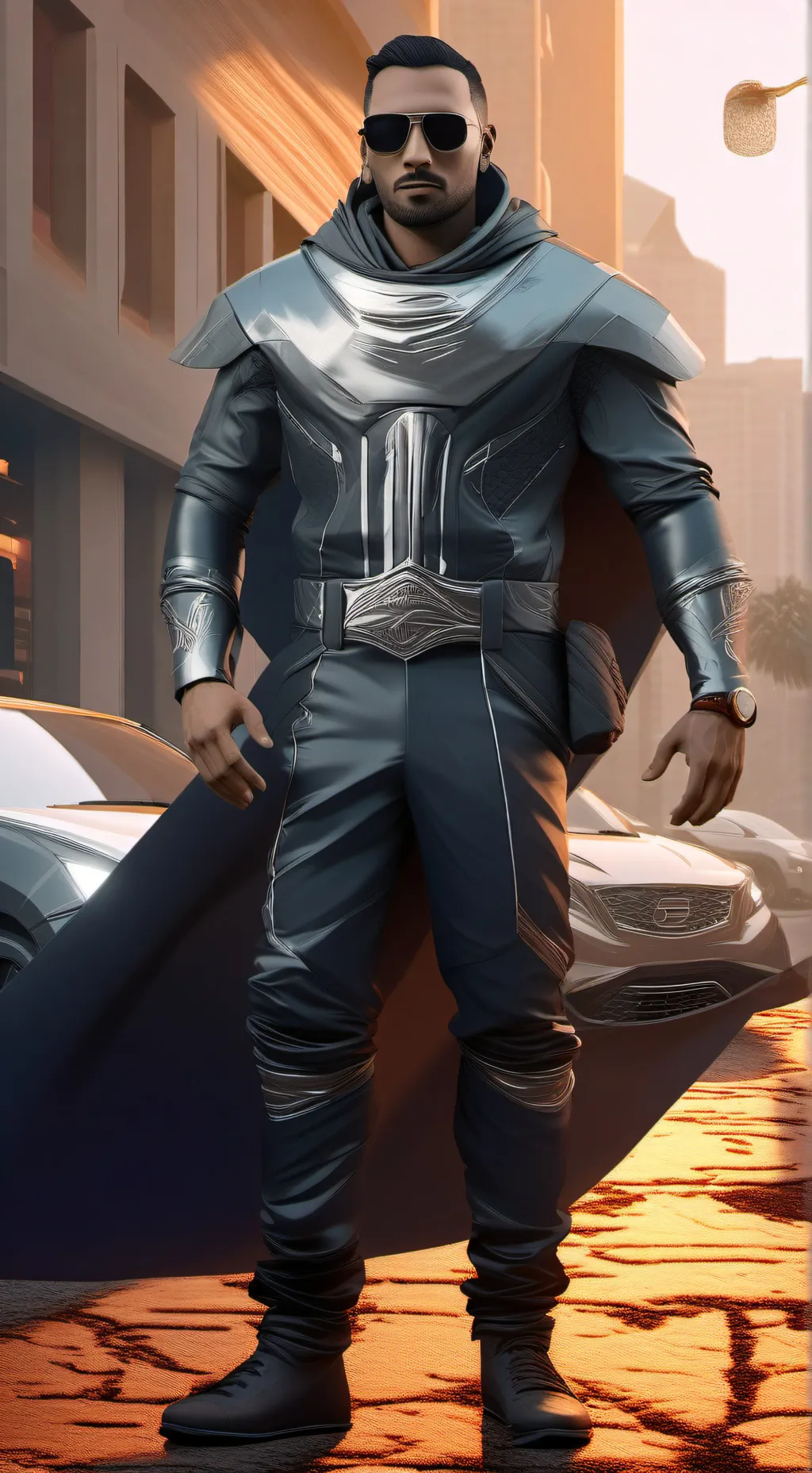 ai character: Omar (old) background