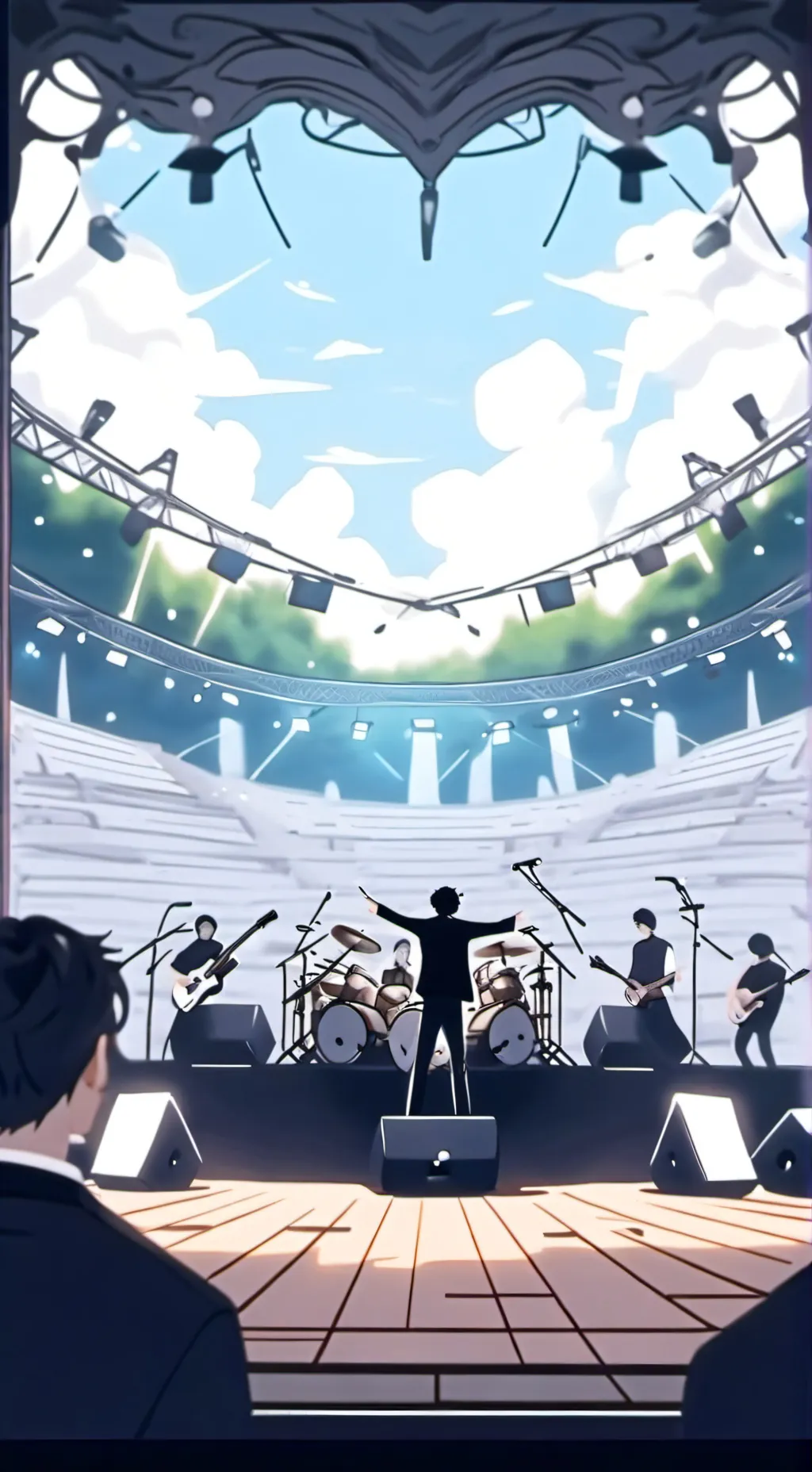 ai character: Cod(concert) background