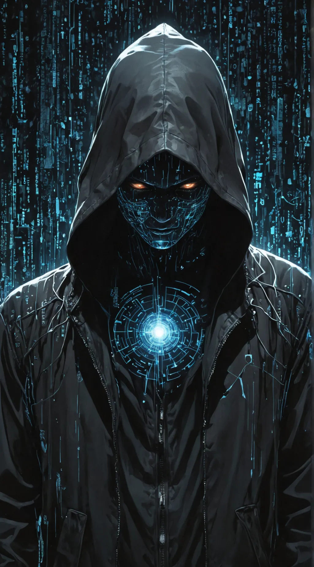 ai character: Hacker background