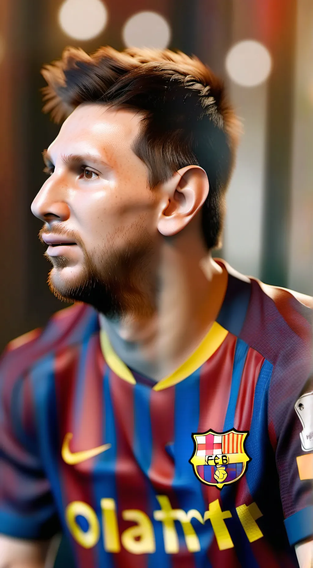 ai character: Messi background