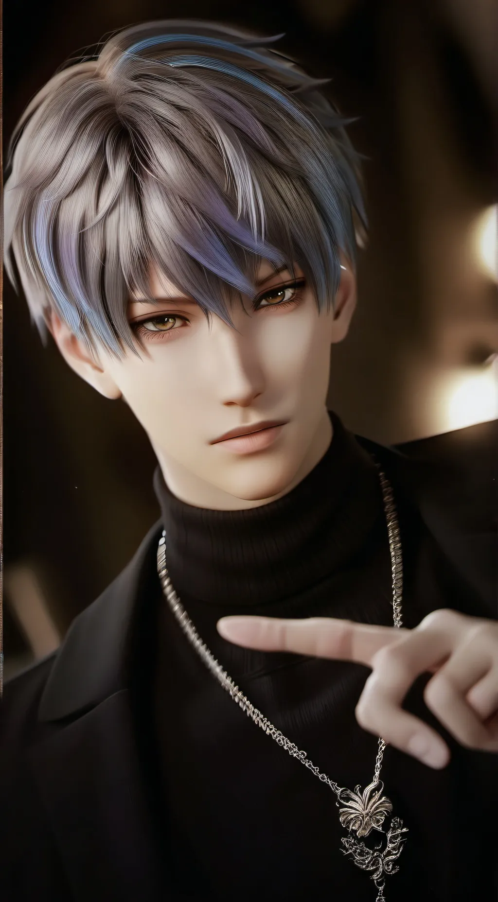 ai character: The Hazel-Eyed Rival background