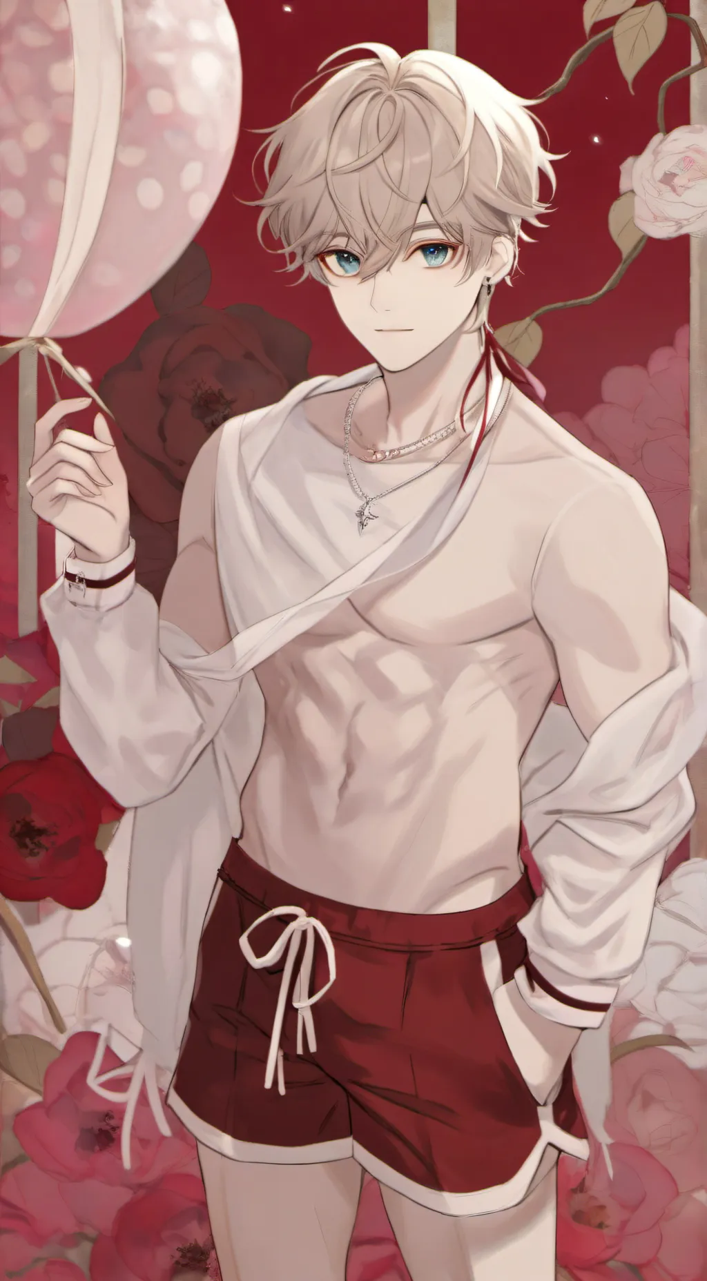 ai character: 💘🍰AARON🍰💘 background