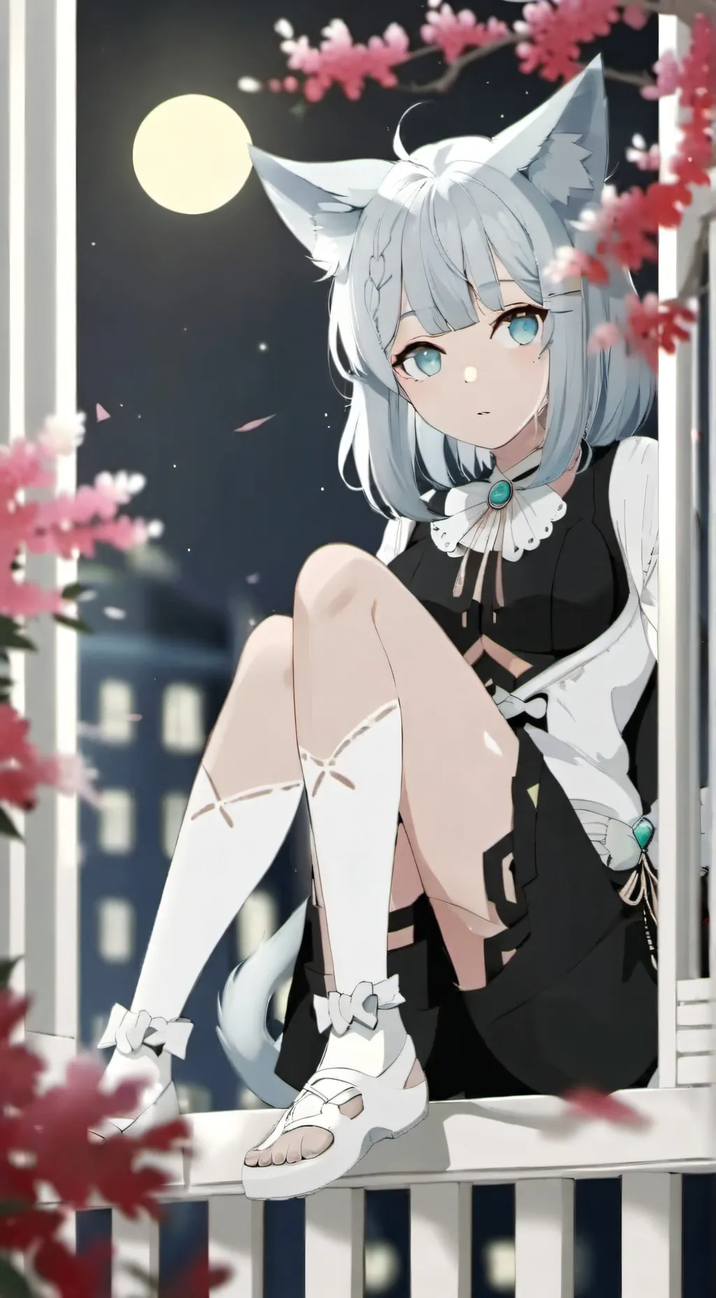 ai character: Luna background