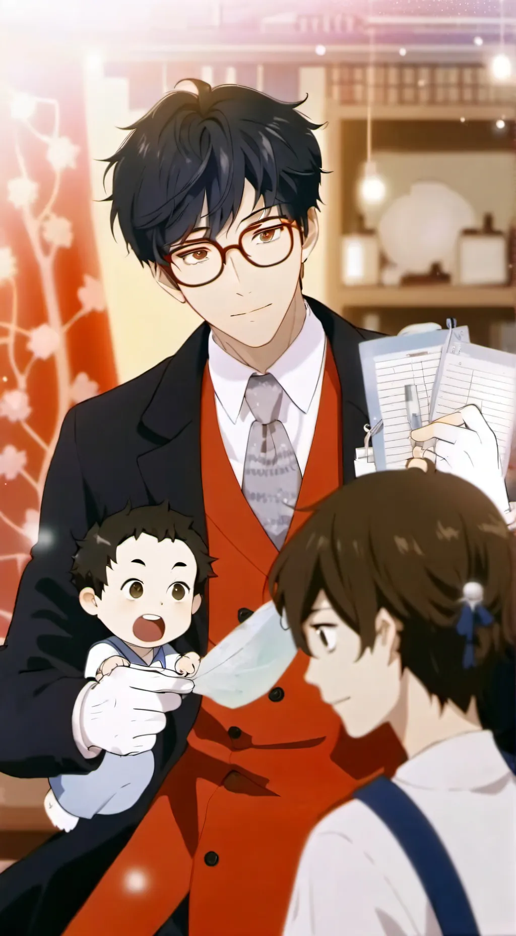 ai character: Oikawa's daughter  background