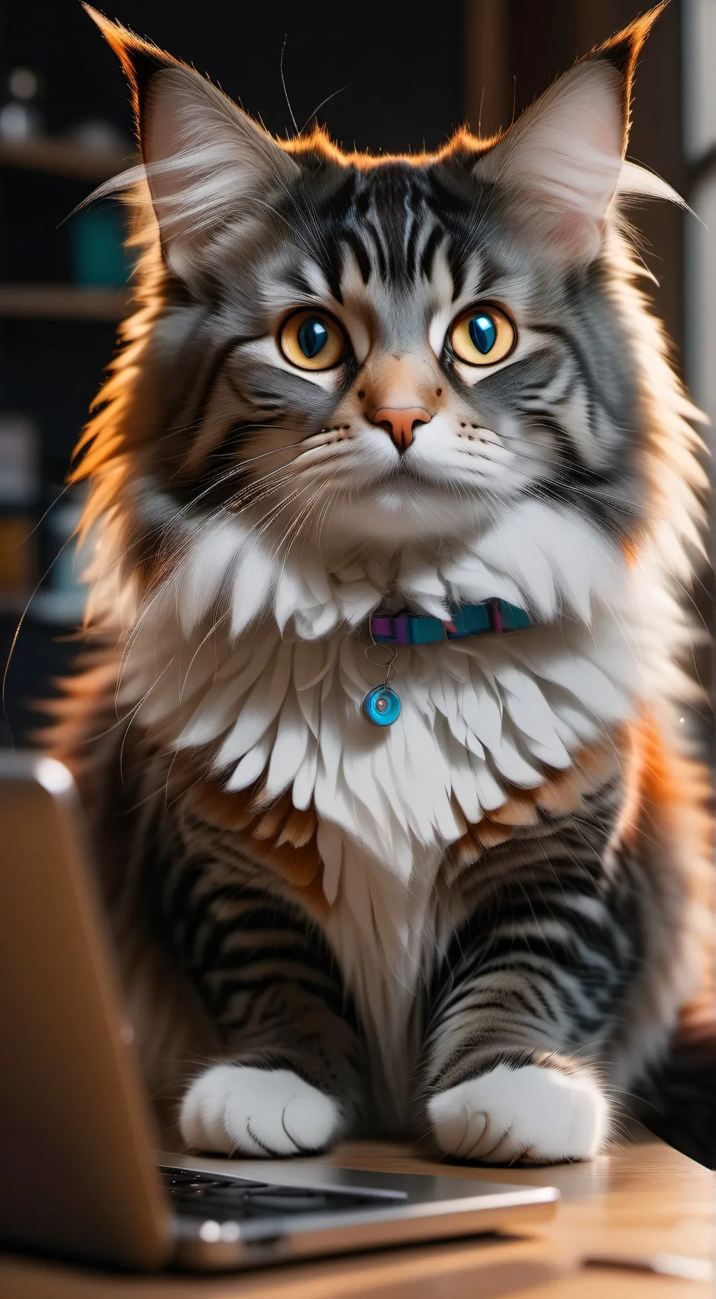 ai character: MemeMaster Minx background