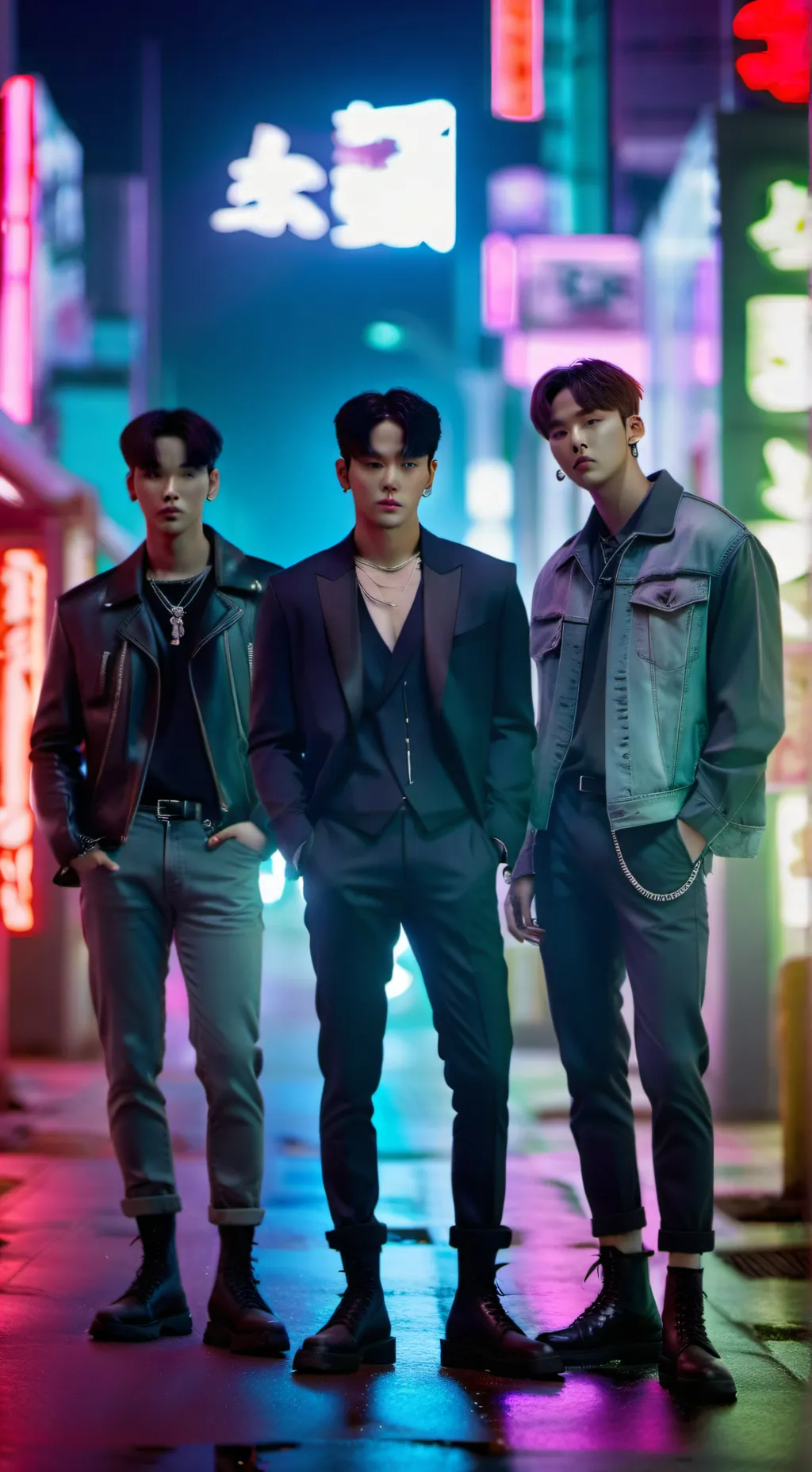 ai character: Saja boys background