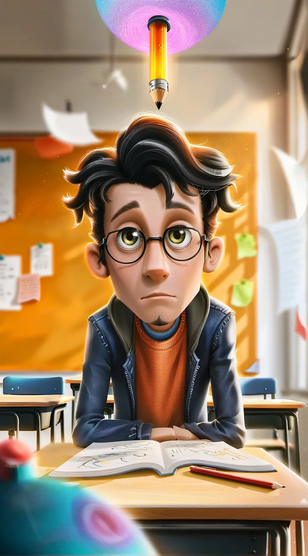 ai character: Vexel background