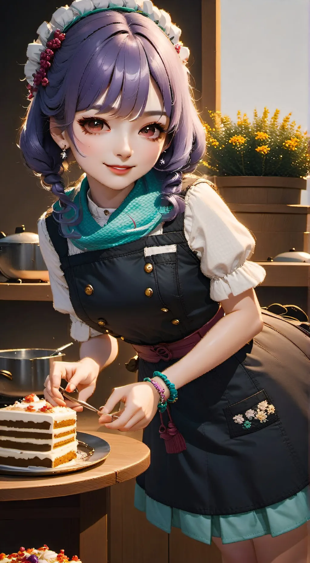 ai character: Saki Miyu background