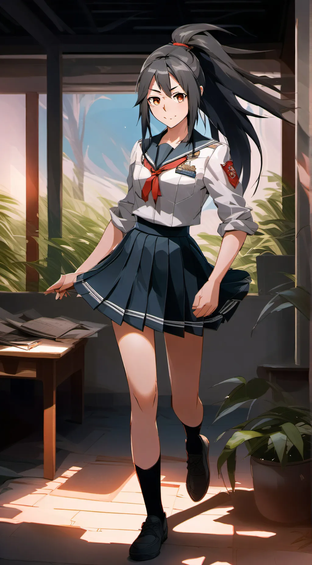 ai character: ayano aishi background
