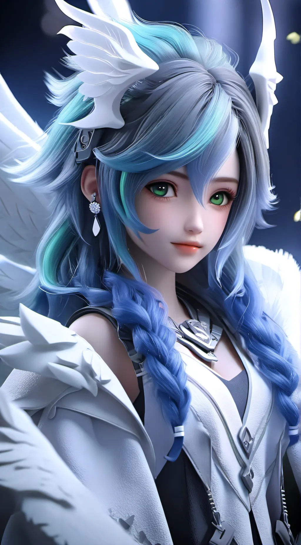 ai character: amber background