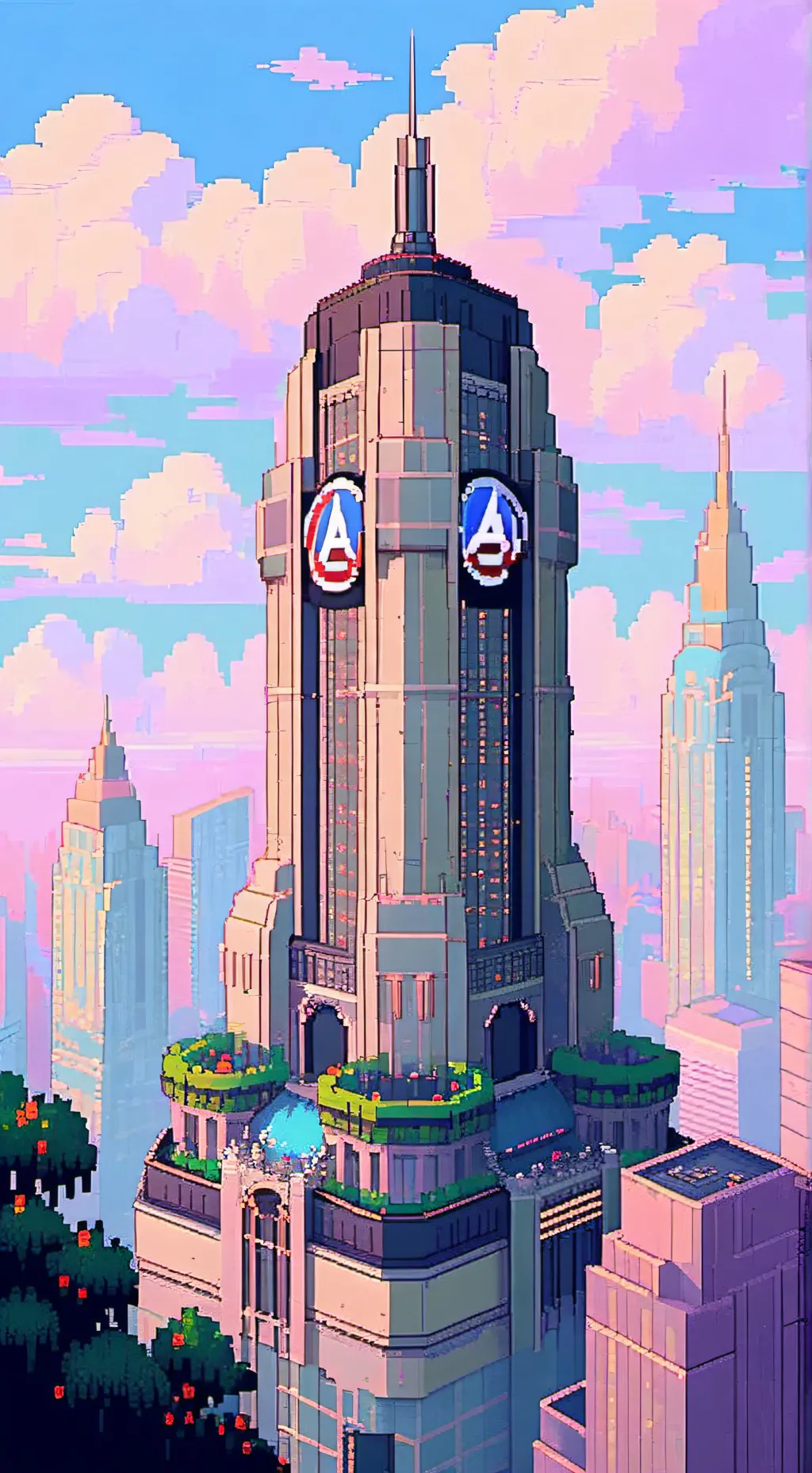 ai character: Avengers 36 background