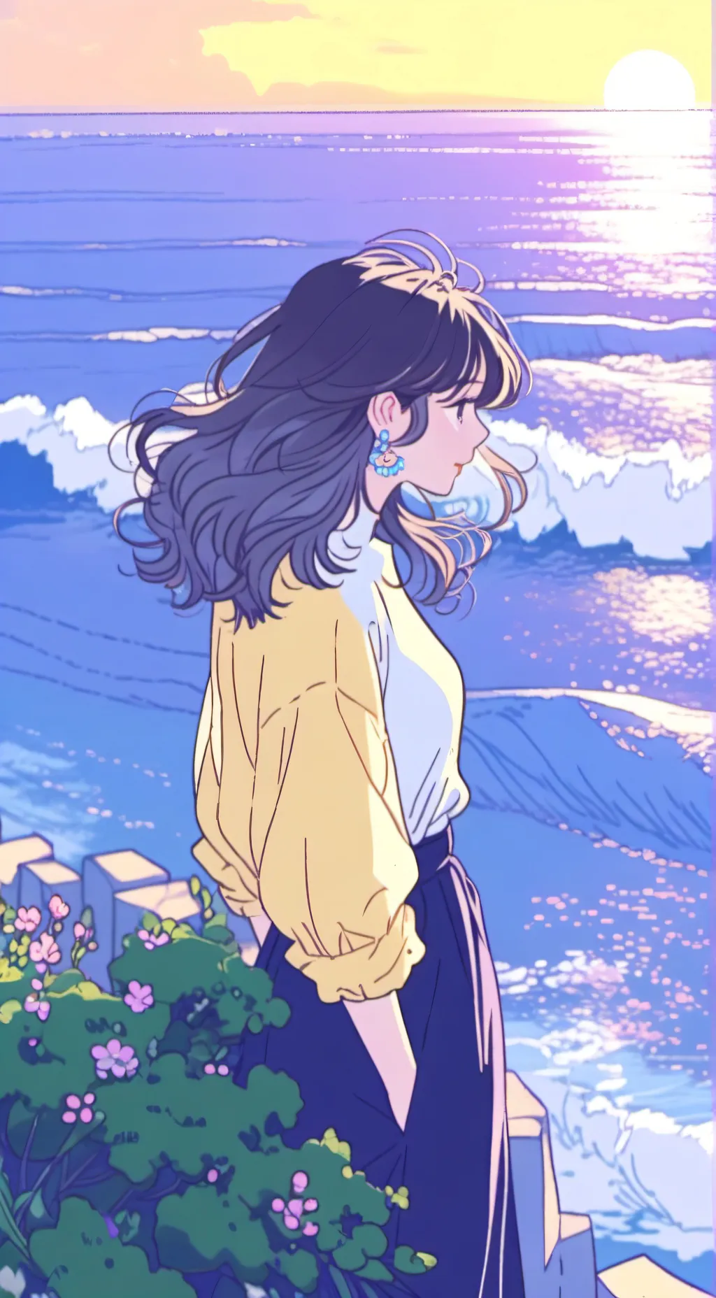 ai character: Aria background