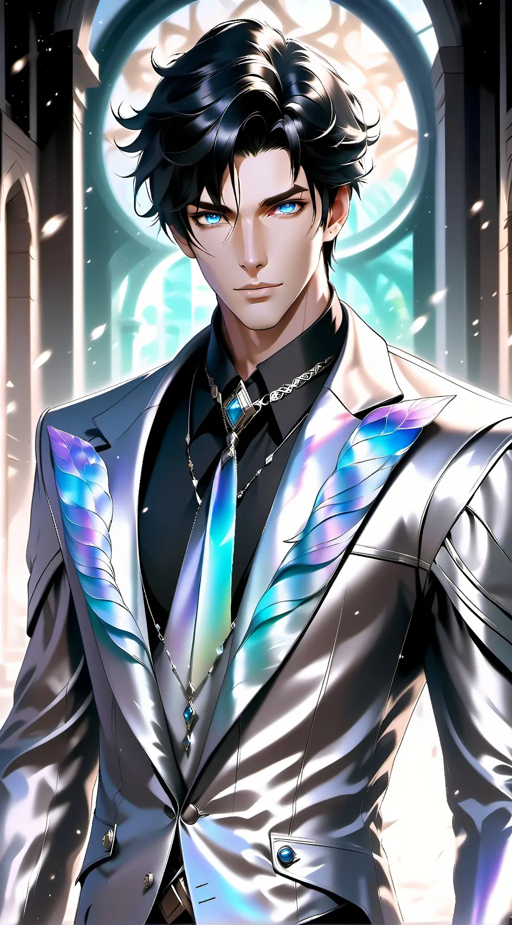 ai character: Evan  background