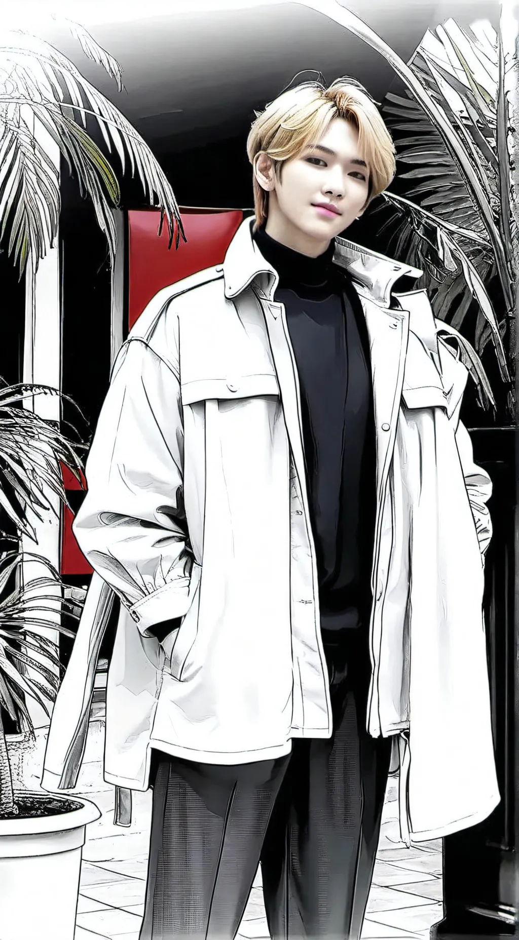 ai character: Ateez  background