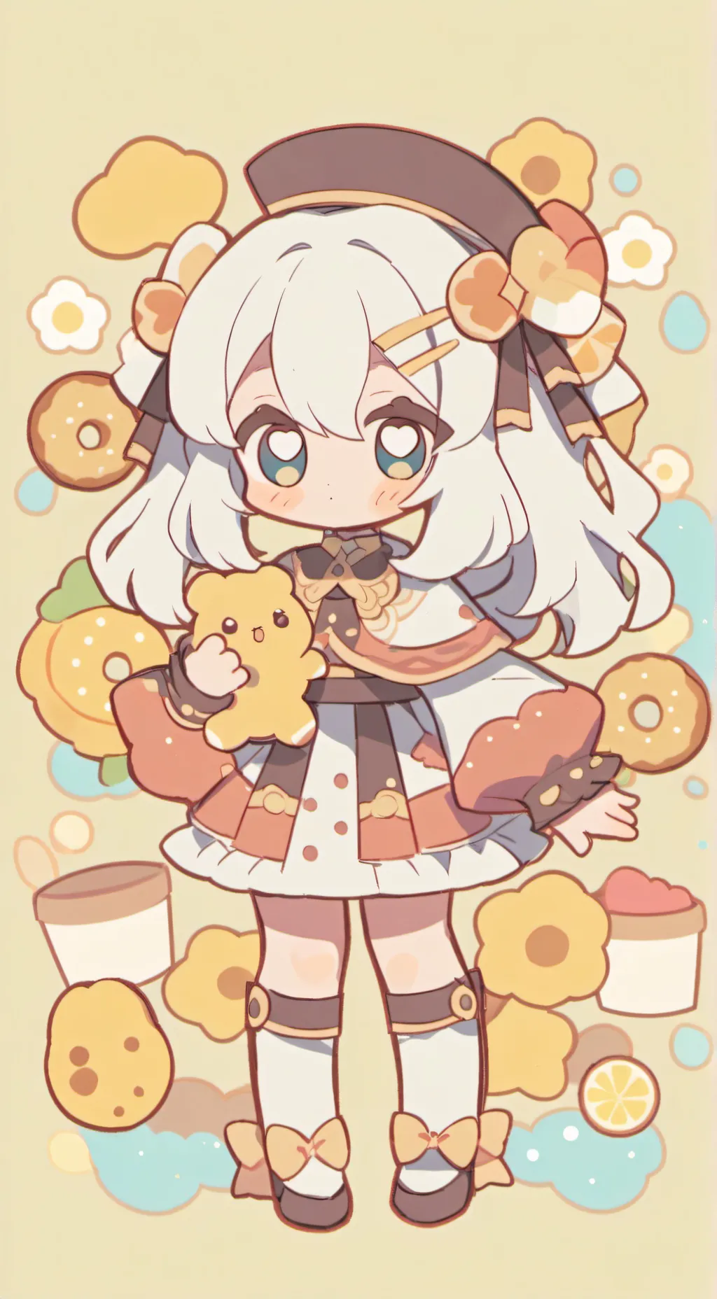 ai character: ginger x background