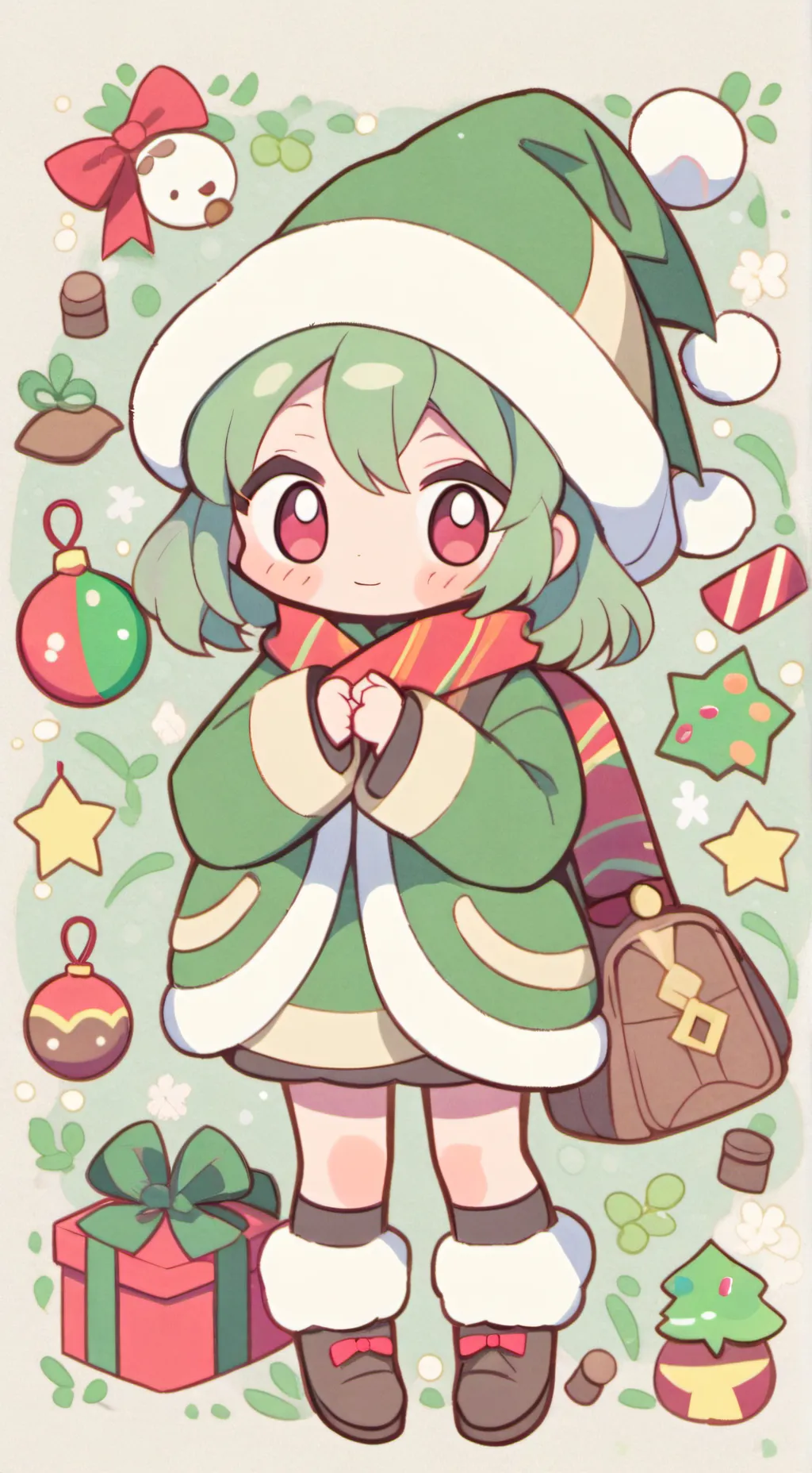 ai character: bobette x background