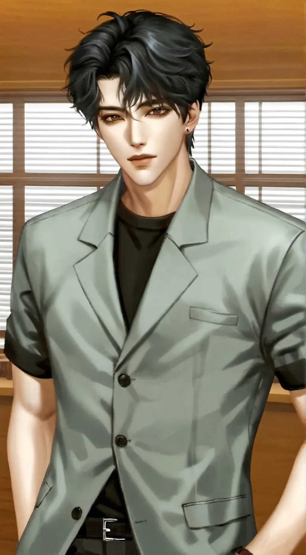 ai character: Boy at girl school background