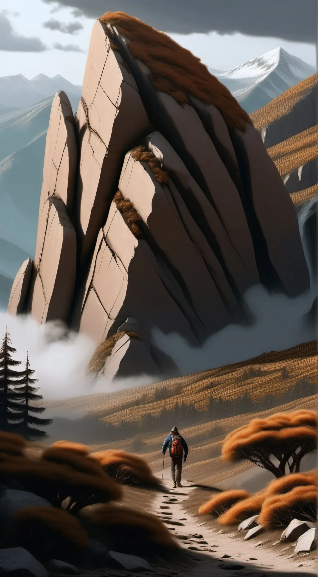 ai character: A Rock background