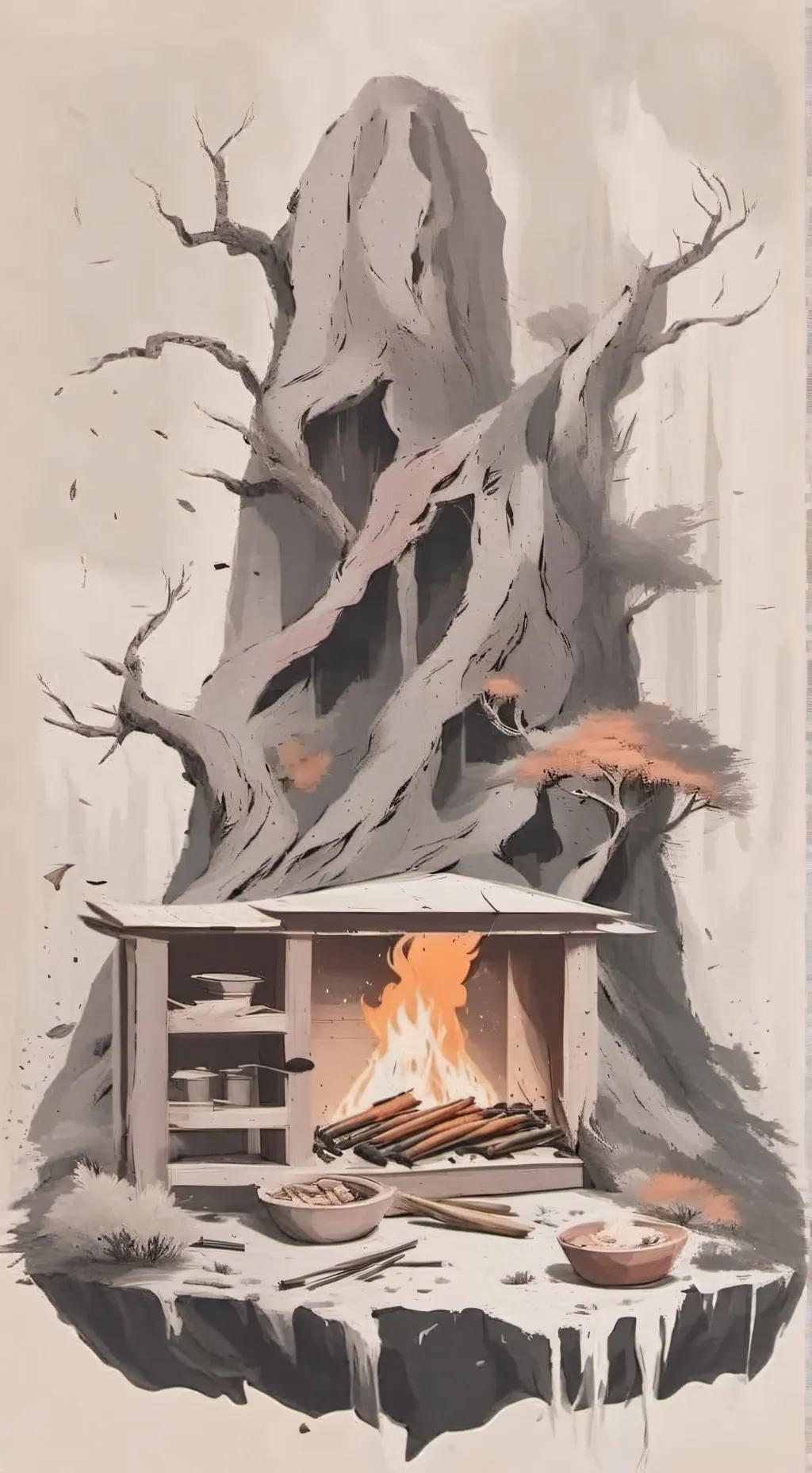 ai character:  Enigmaverse BBQ background