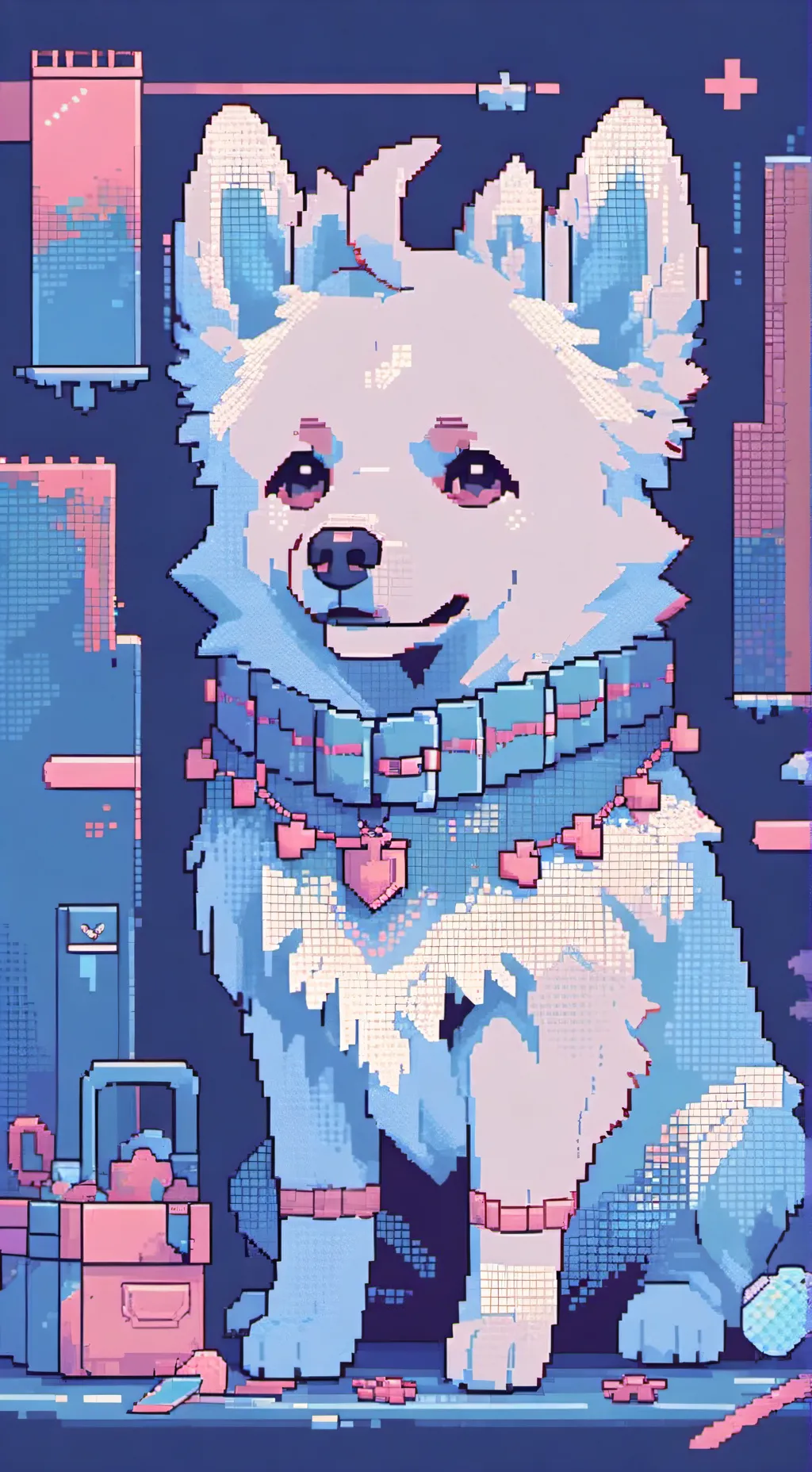 ai character: Waffles♡ background