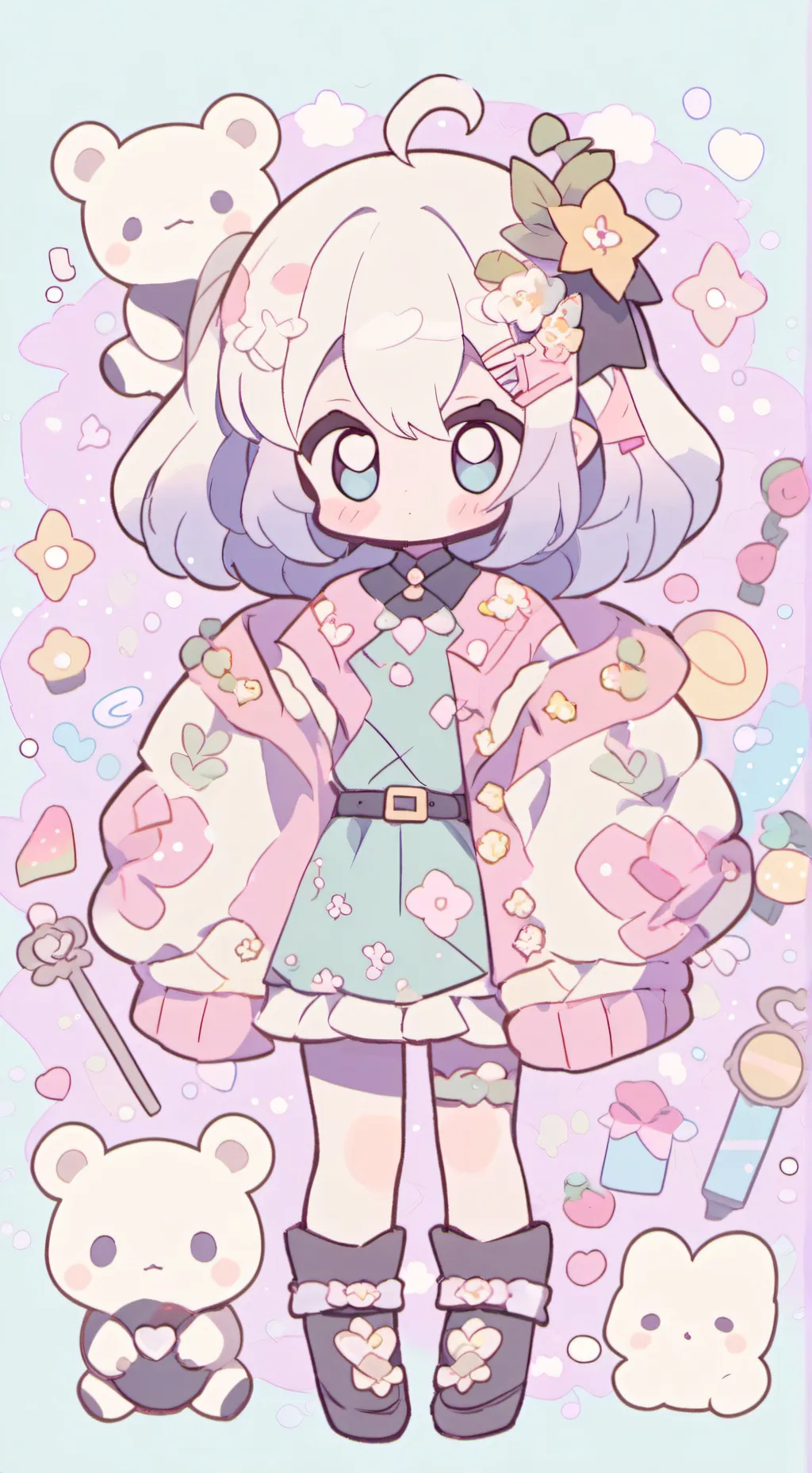 ai character: titans in school 🏫 background