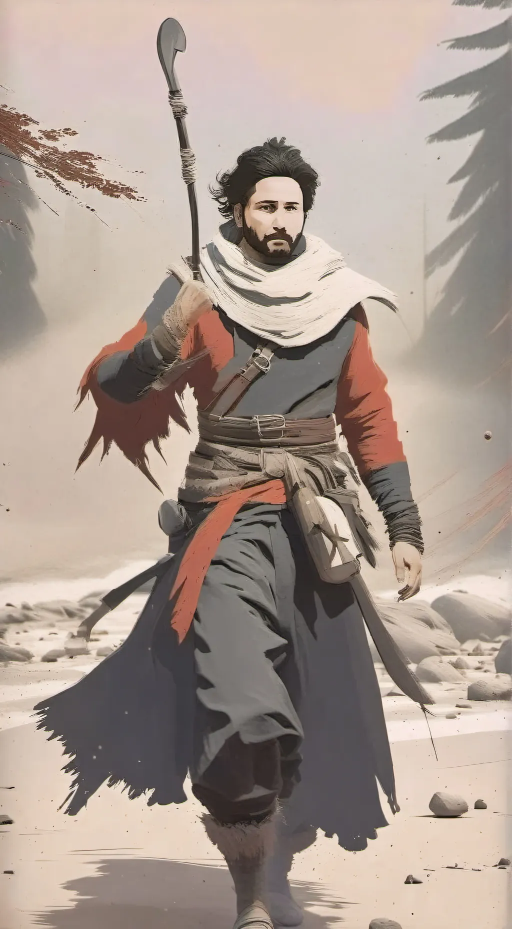 ai character: A MAN background