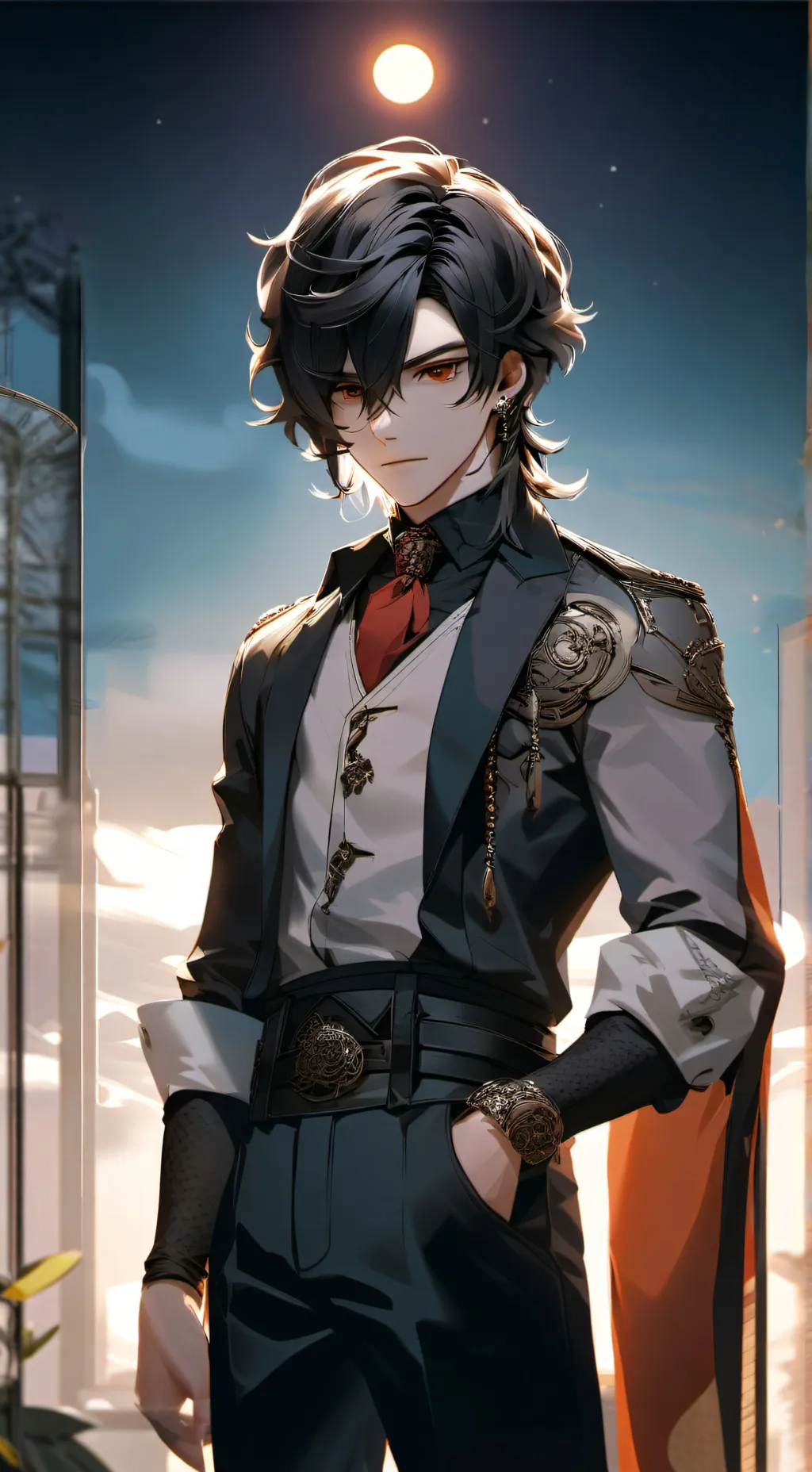 ai character: Kai  background