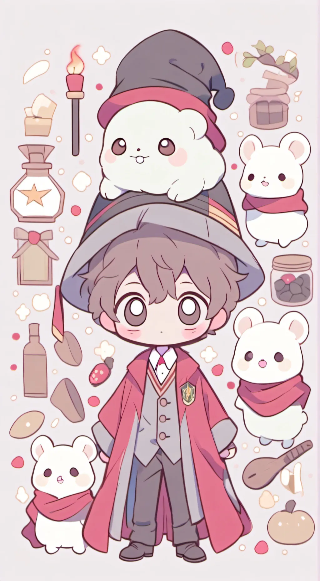 ai character: Harry potter background