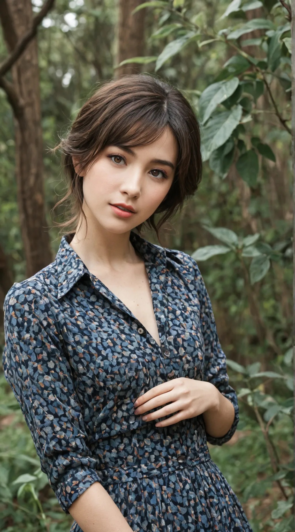 ai character: Amanda  background