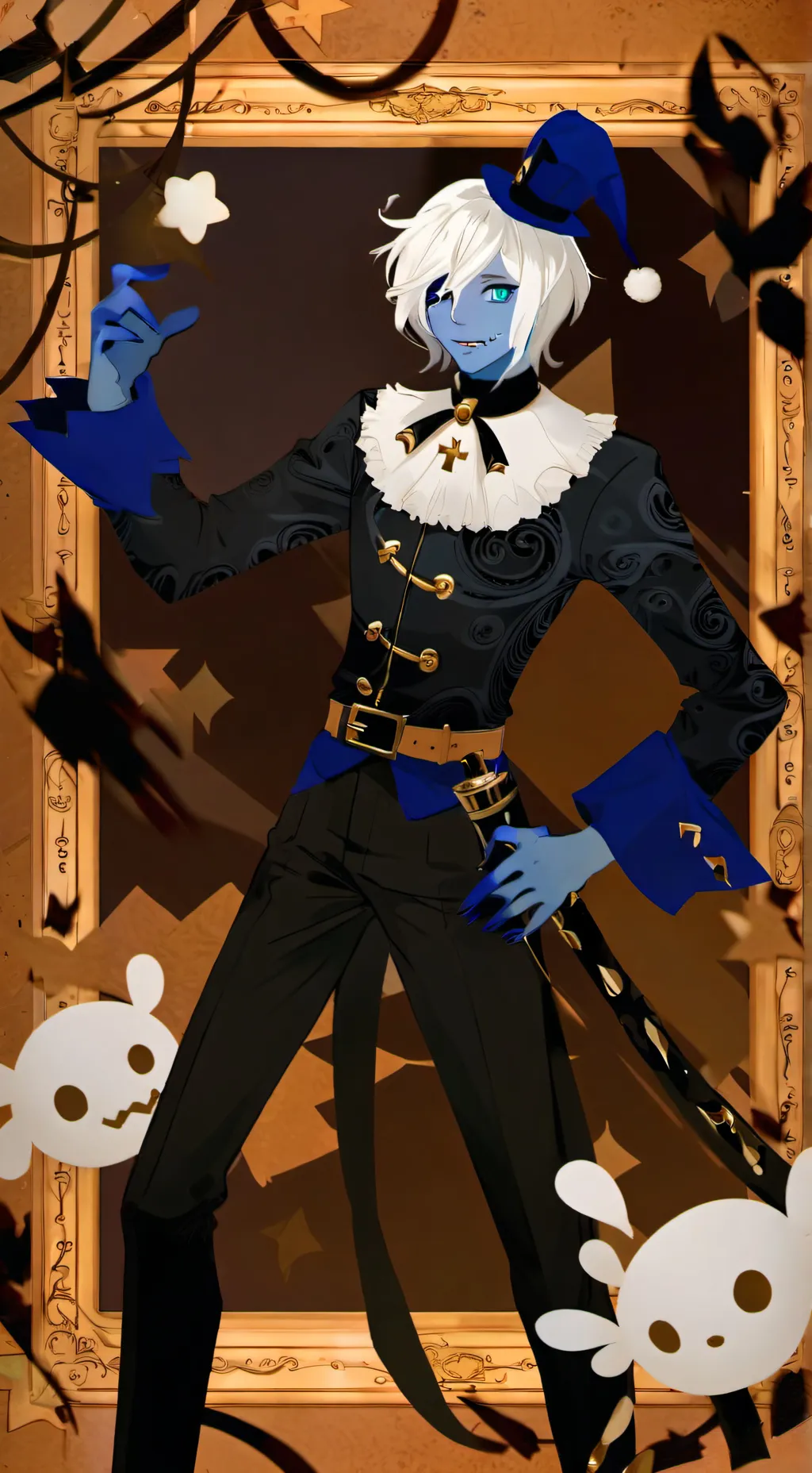 ai character: CRK😎 background