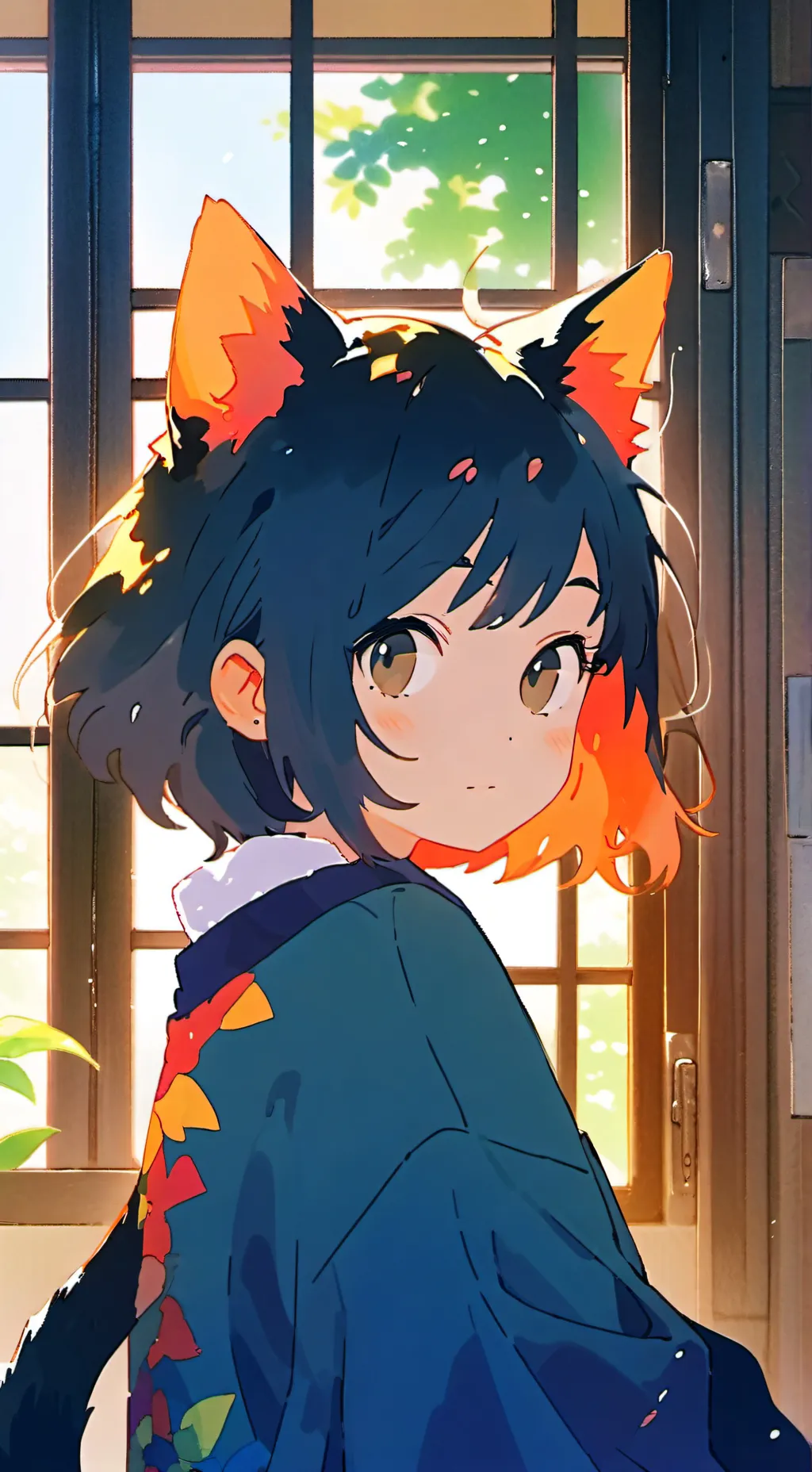 ai character: Torti-Sun Spirit background