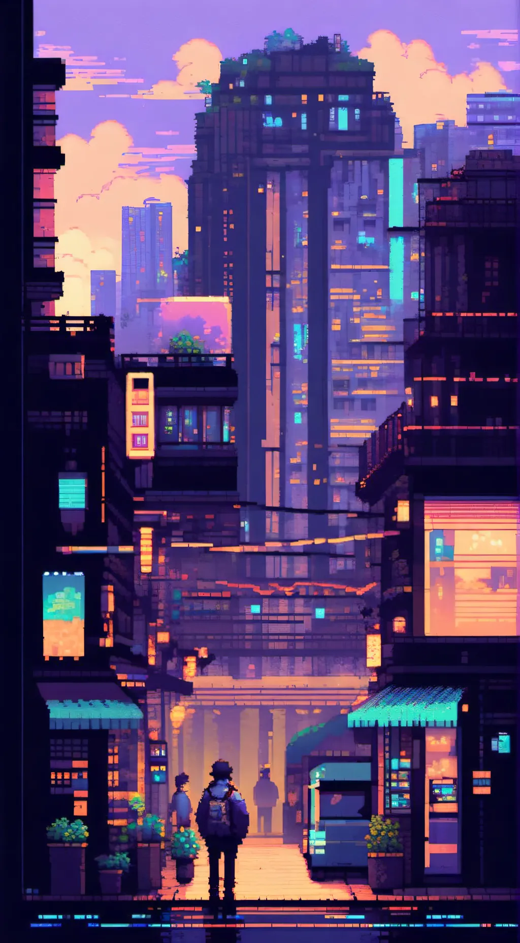 ai character: grow a garden background