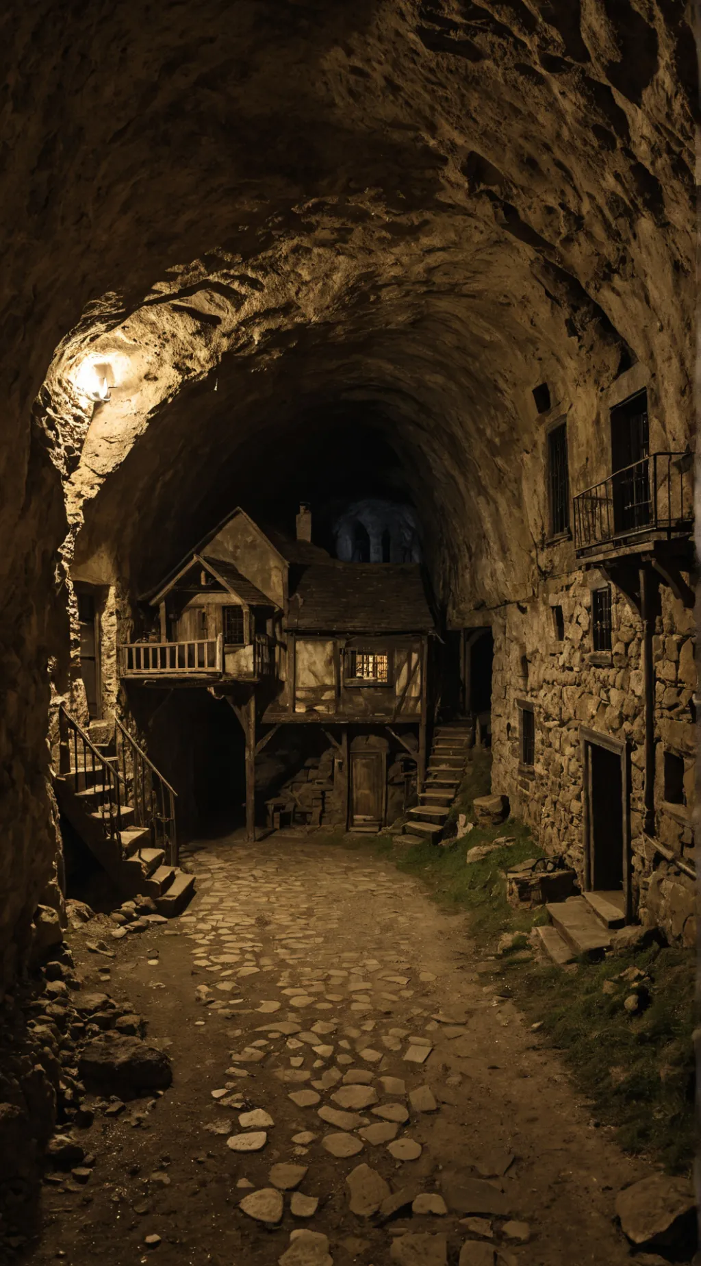 ai character: The Mine background