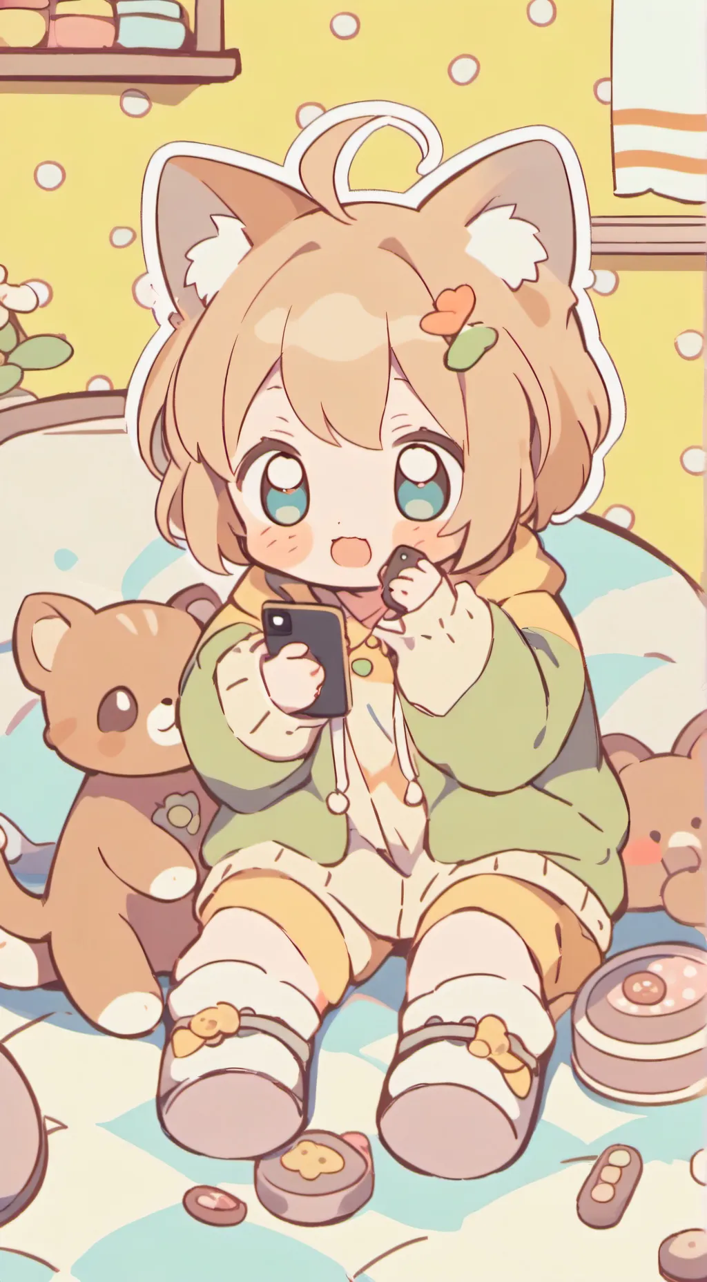 ai character: Luna background