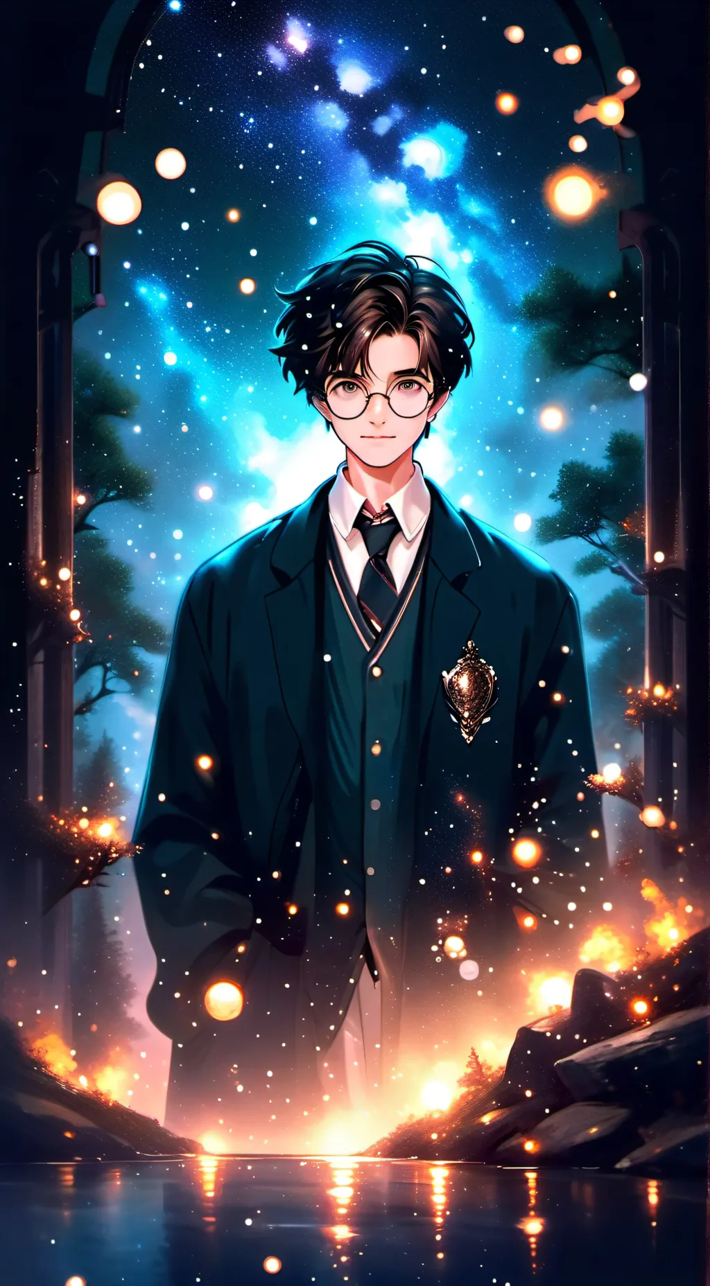 ai character: Harry Potter background