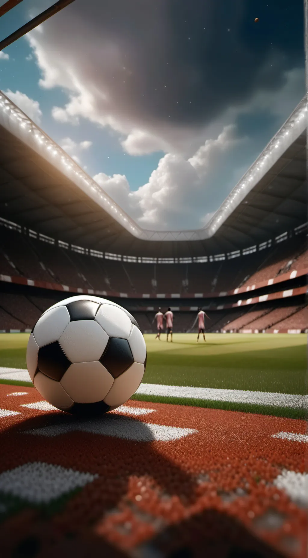 ai character: LALIGA tm ea sport background