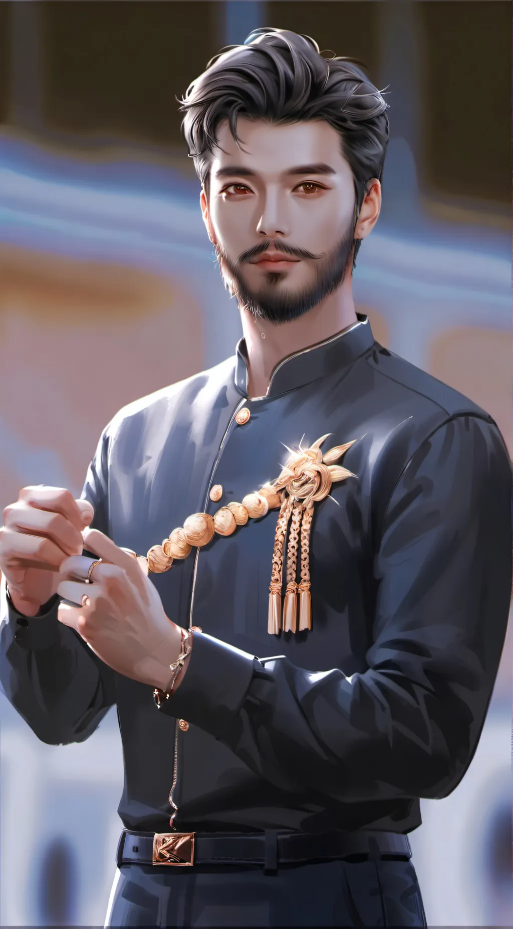 ai character: Bruno Harrigan  background