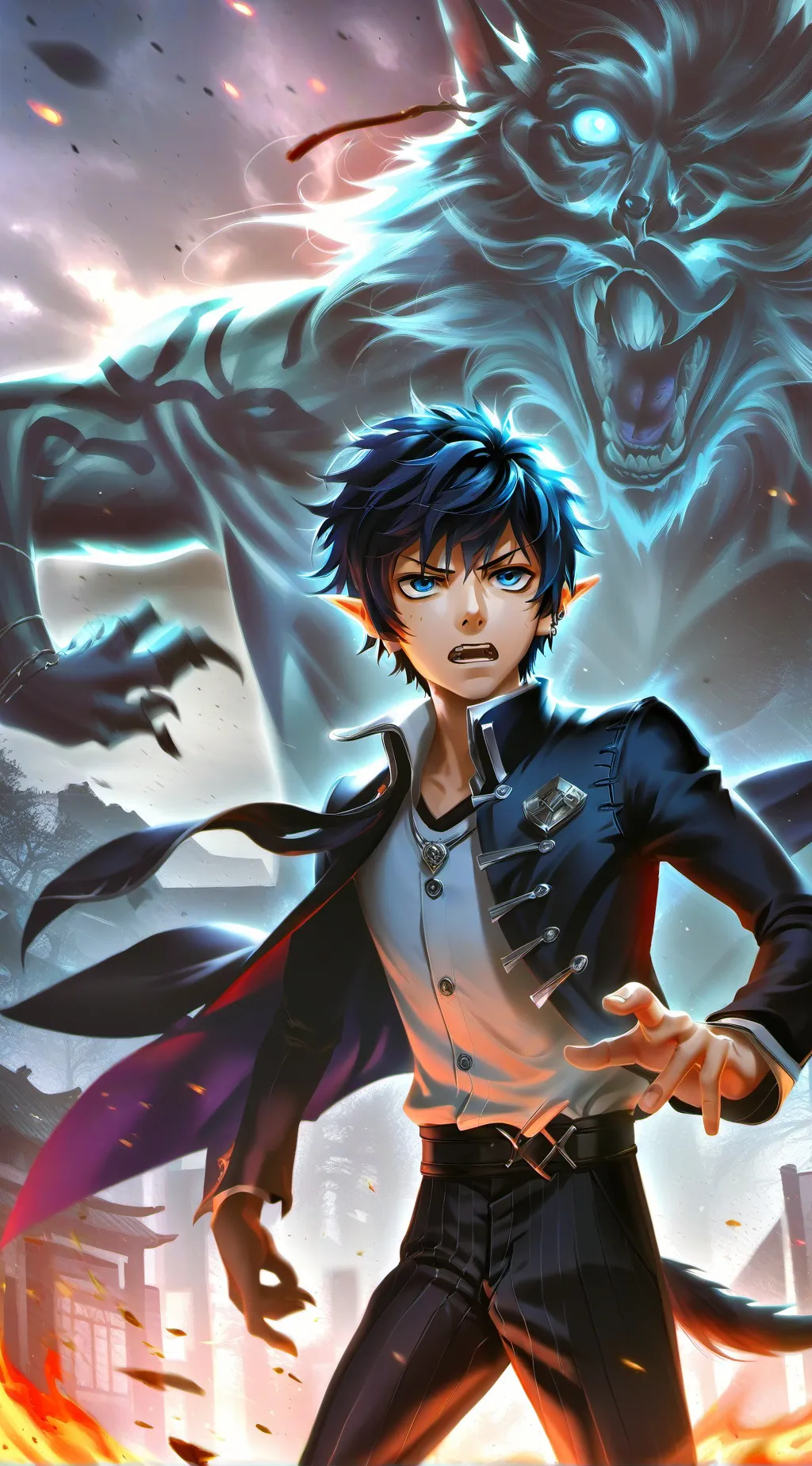 ai character: Rin Okumura background