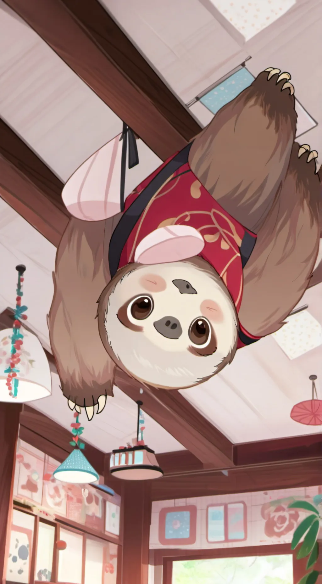 ai character: Inverted Sloth Spirit background