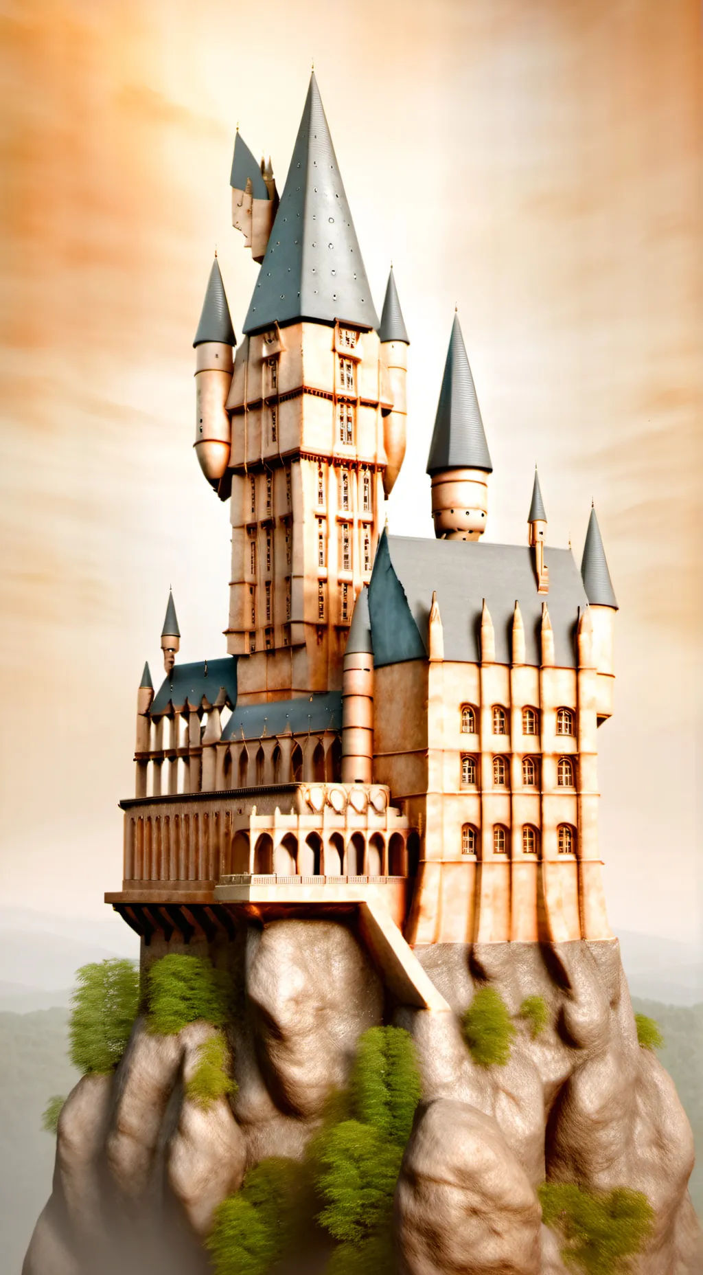 ai character: Hogwarts background