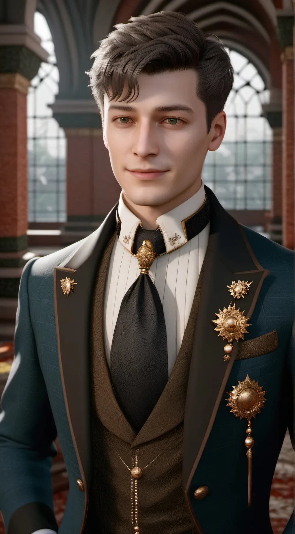 ai character: Александр background