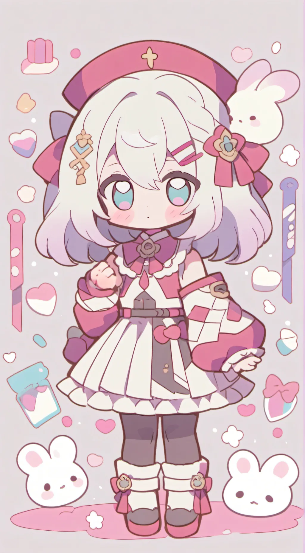 ai character: MD cosplay day background