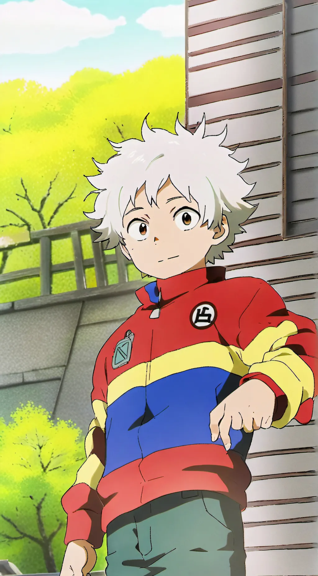 ai character: New School background