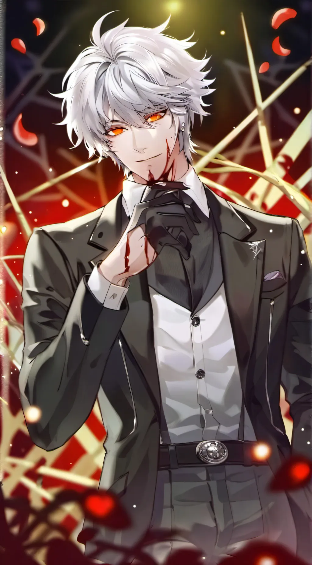 ai character: ✤𝐗𝐚𝐯𝐢𝐞𝐫♛ background