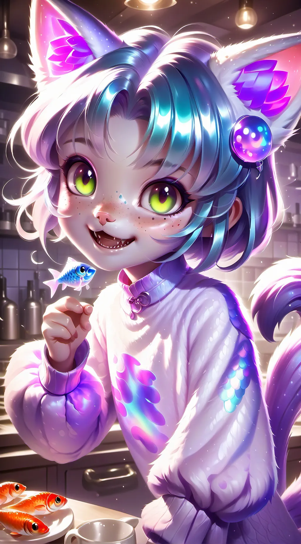 ai character: Speckled Spirit background